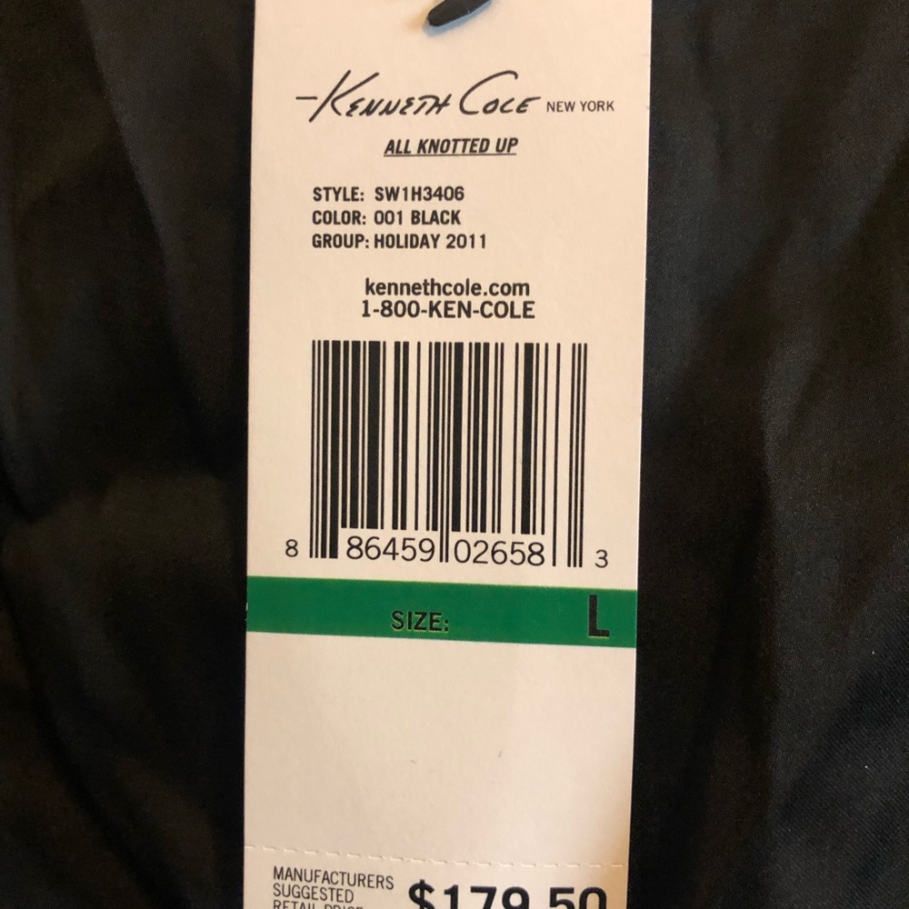 Kenneth Cole New York “All Knotted Up” mixed media dress - Picture 5 of 5